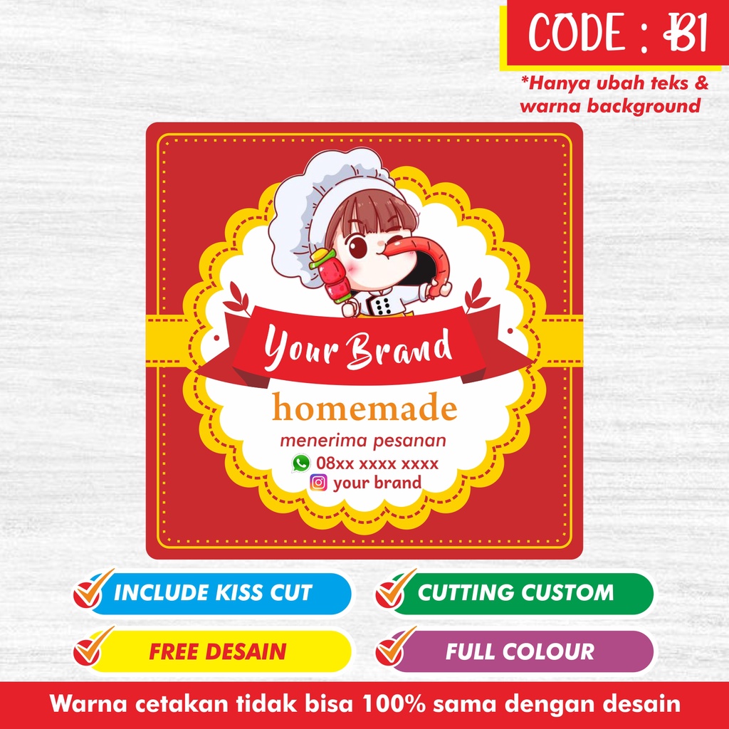 Detail Background Label Makanan Nomer 47