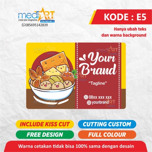 Detail Background Label Makanan Ringan Nomer 26