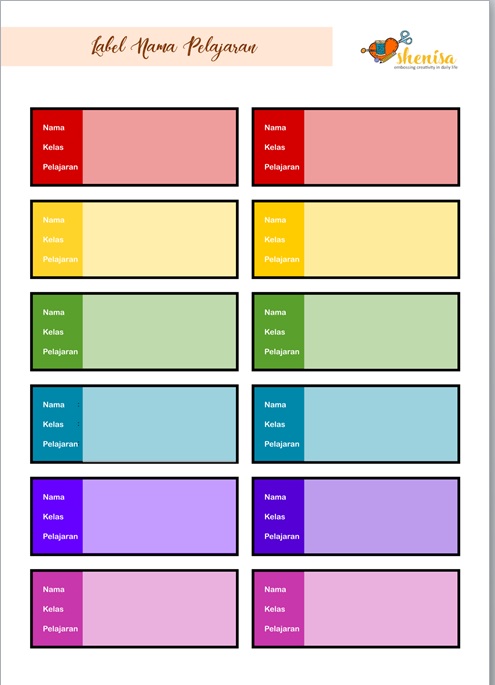 Detail Background Label Nama Nomer 52