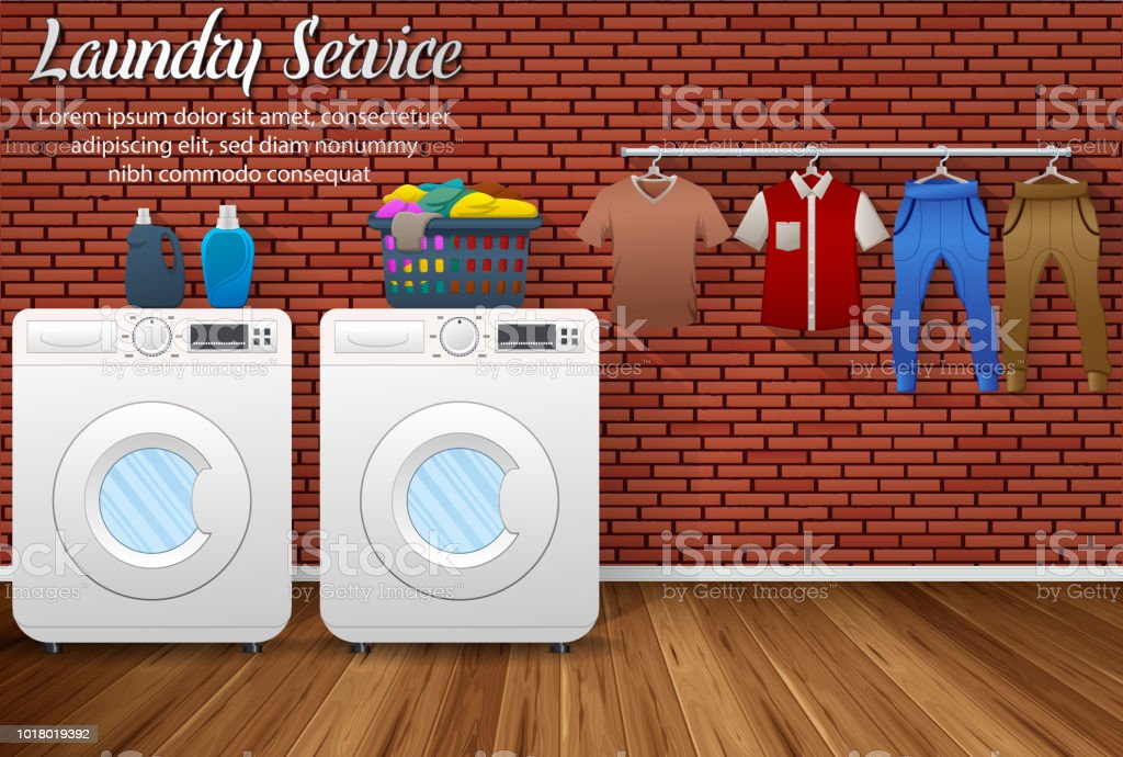 Detail Background Laundry Shop Nomer 39
