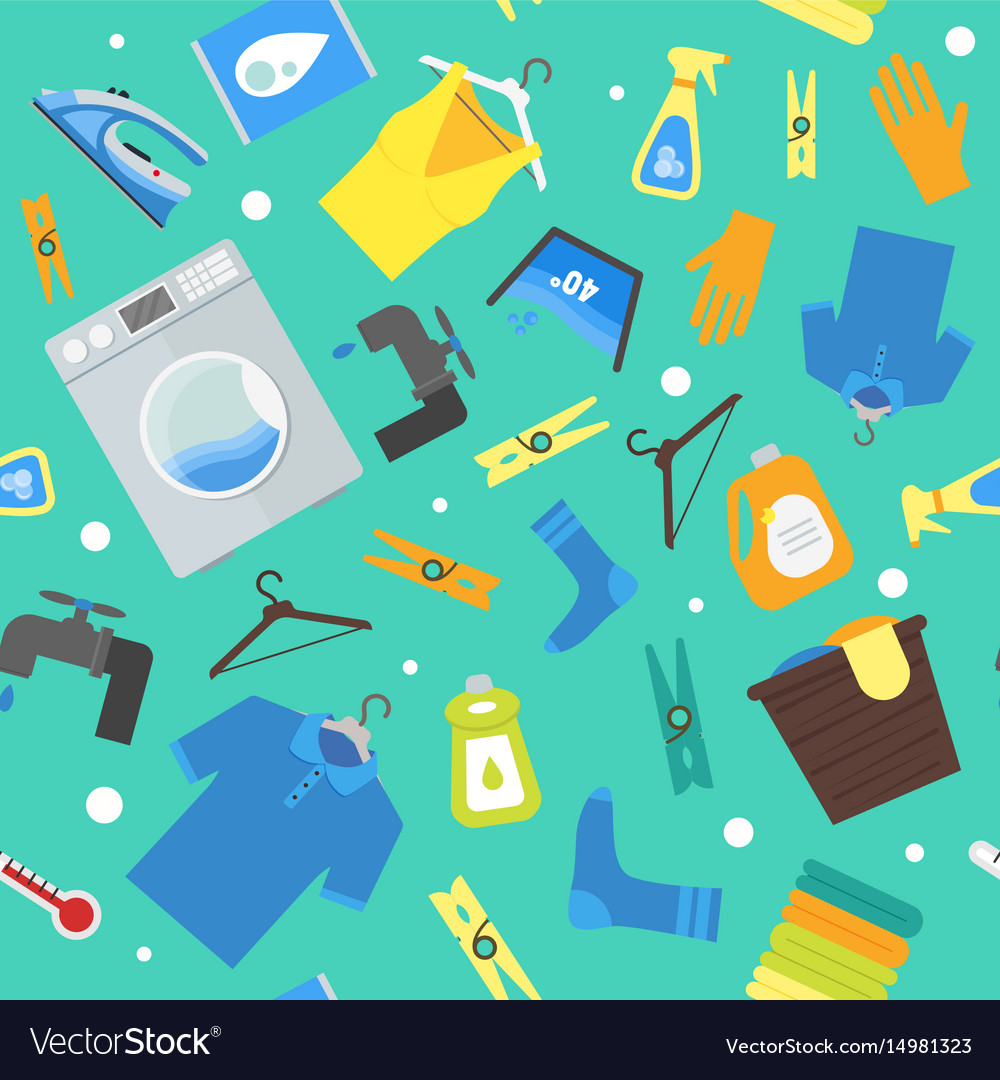 Detail Background Laundry Vector Nomer 12