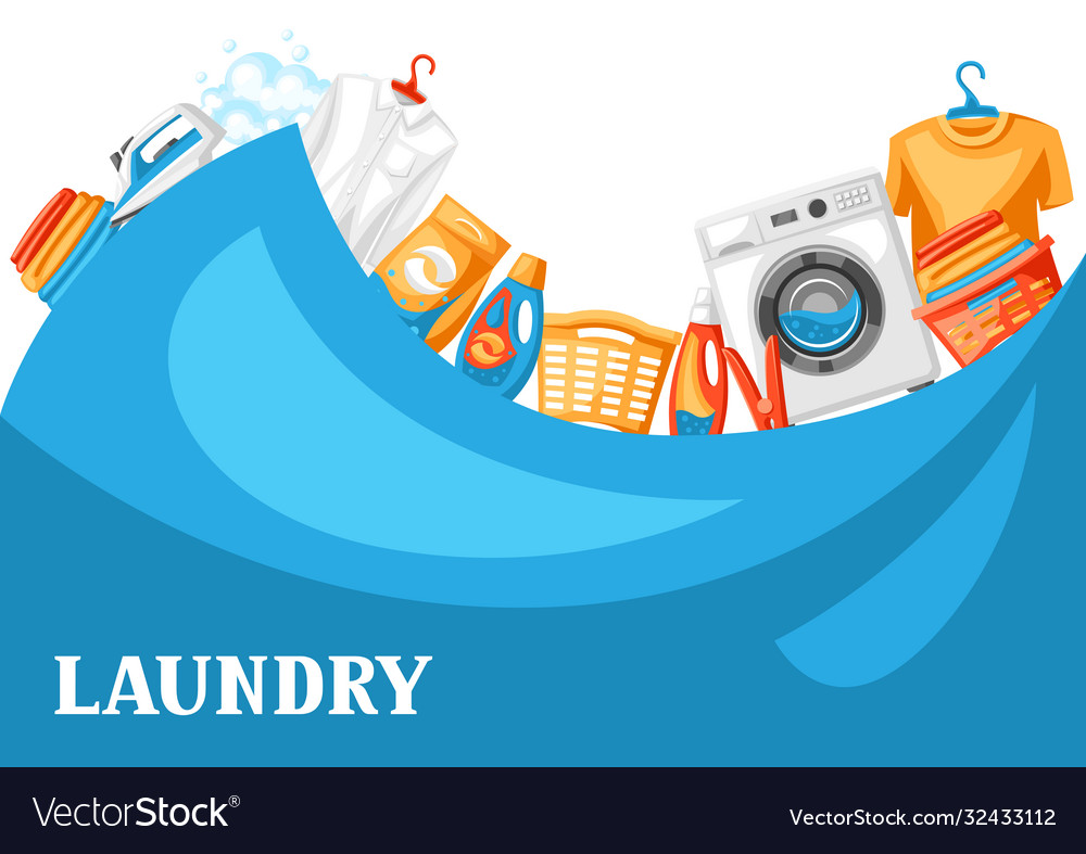 Detail Background Laundry Vector Nomer 21