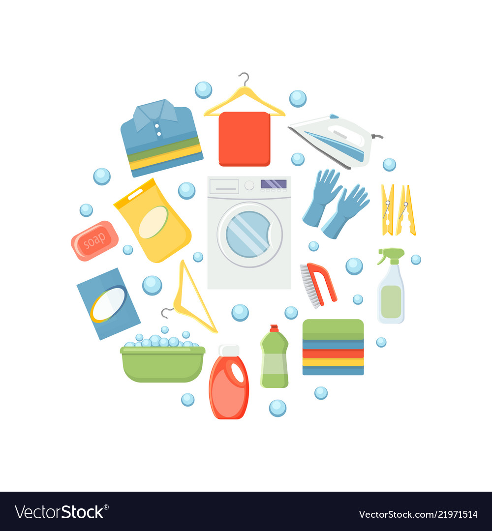 Detail Background Laundry Vector Nomer 22