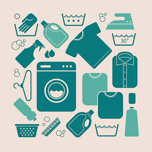 Detail Background Laundry Vector Nomer 35