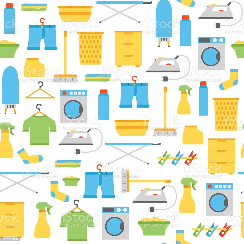 Detail Background Laundry Vector Nomer 37