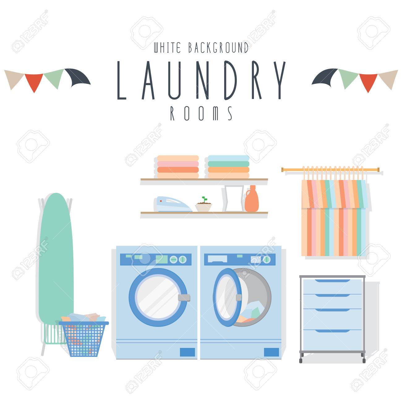 Detail Background Laundry Vector Nomer 5