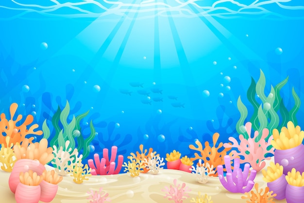 Background Laut Vector - KibrisPDR