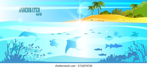 Detail Background Laut Vector Nomer 35