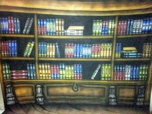 Detail Background Lemari Buku Nomer 51