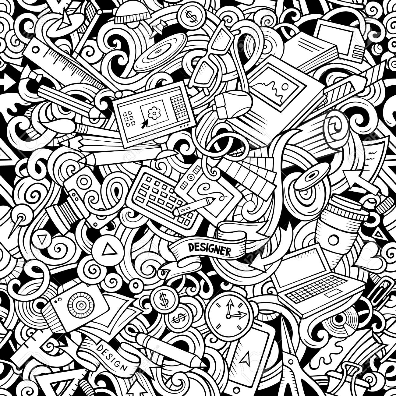 Detail Background Line Art Nomer 46