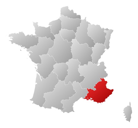 Detail Frankreich Provence Karte Nomer 15