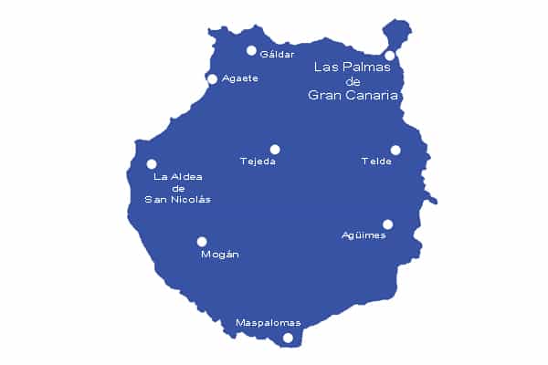 Detail Gran Canaria Karte Nomer 5
