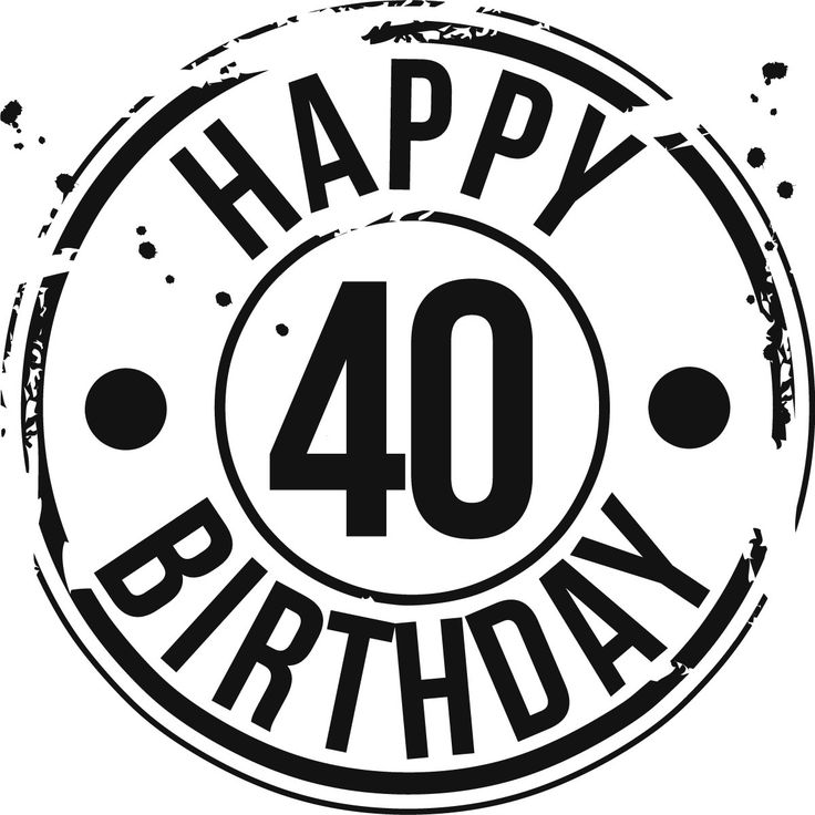 Detail Happy Birthday Zum 40 Geburtstag Nomer 6