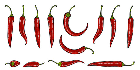 Detail Chilli Drawing Nomer 22