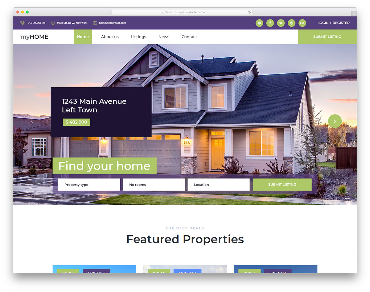 Detail Home Template Bootstrap Nomer 15