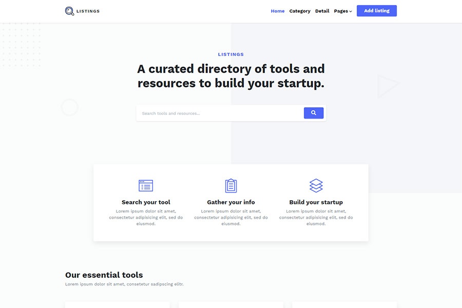 Detail Home Template Bootstrap Nomer 20