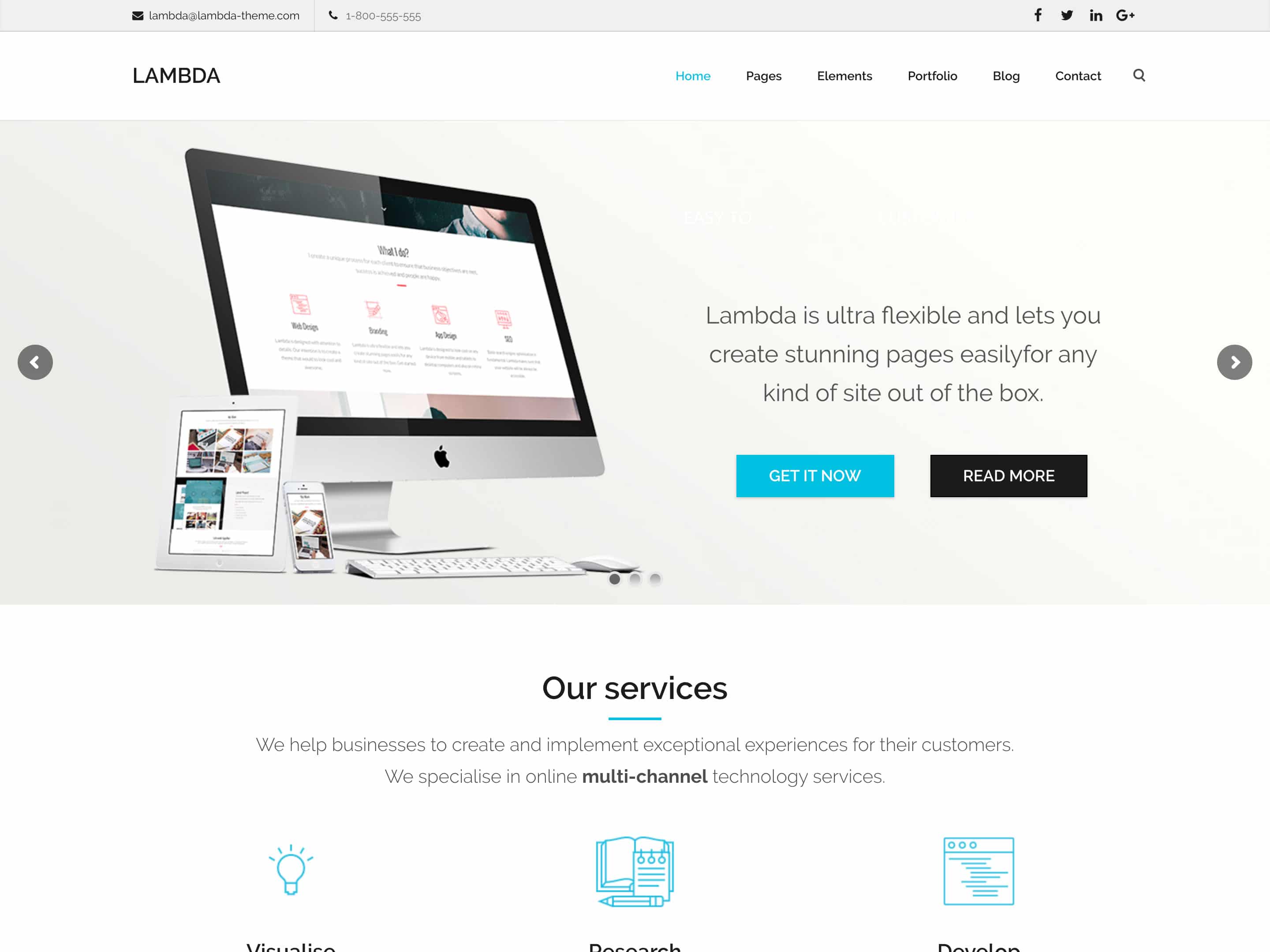 Detail Home Template Bootstrap Nomer 29