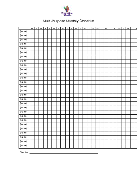 Detail Homework Checklist Template For Students Nomer 36
