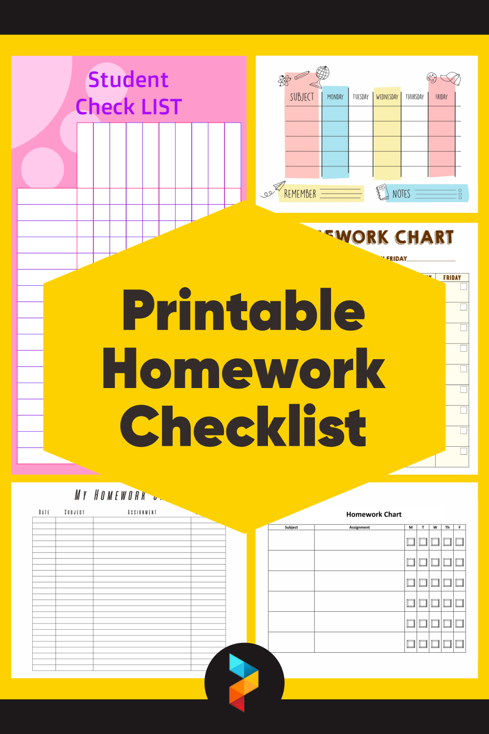 Detail Homework Checklist Template For Students Nomer 5