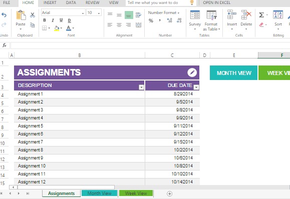 Detail Homework Planner Template Nomer 21