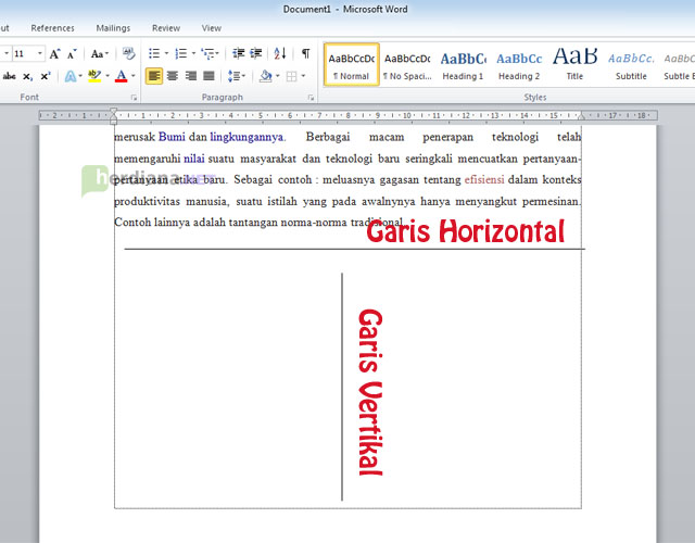 Detail Horizontal Adalah Garis Nomer 41