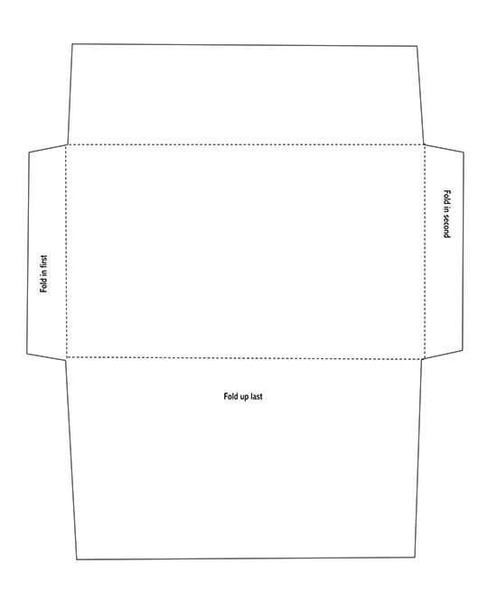 Detail Horizontal Envelope Template Nomer 17