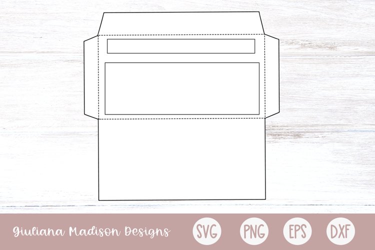 Detail Horizontal Envelope Template Nomer 44