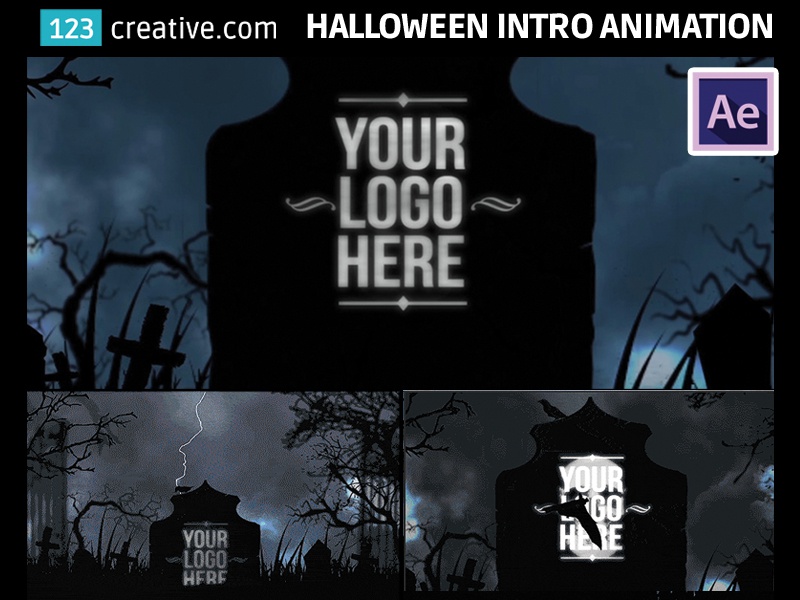 Detail Horror Intro Template Nomer 15