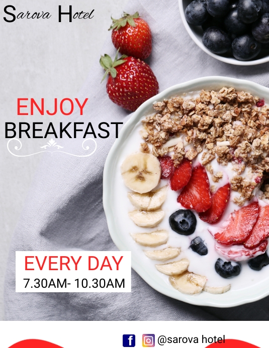 Detail Hotel Breakfast Menu Template Nomer 32