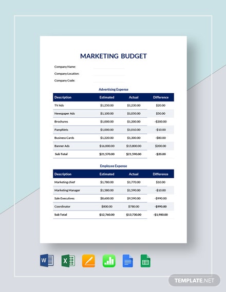 Detail Hotel Budget Template Excel Nomer 41