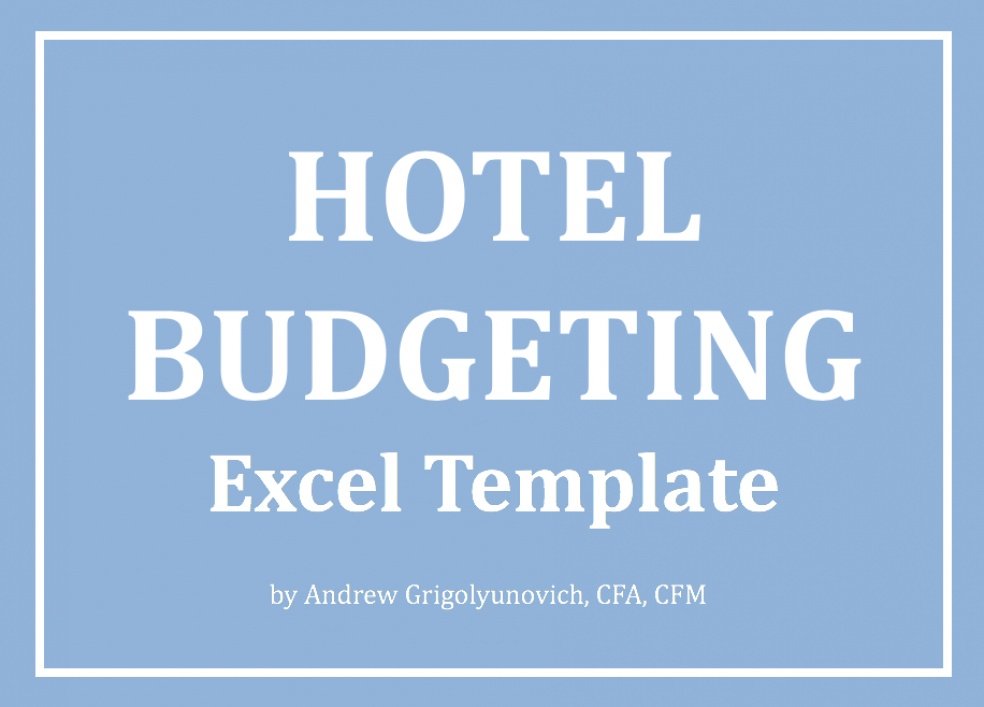 Detail Hotel Budget Template Excel Nomer 8