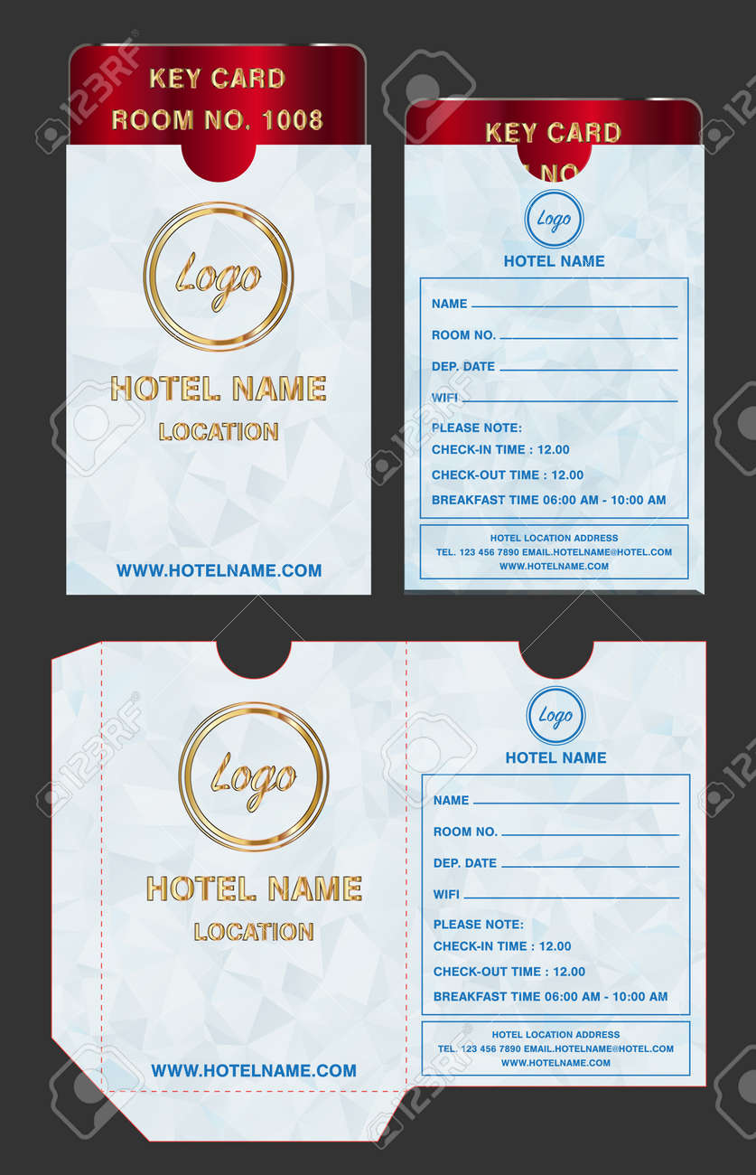 Detail Hotel Key Card Design Template Nomer 14