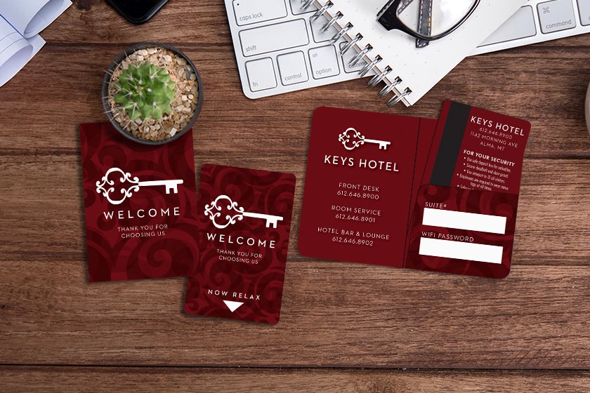 Detail Hotel Key Card Design Template Nomer 3