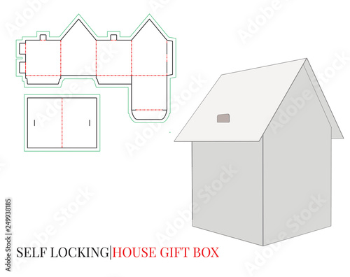 Detail House Box Template Nomer 4