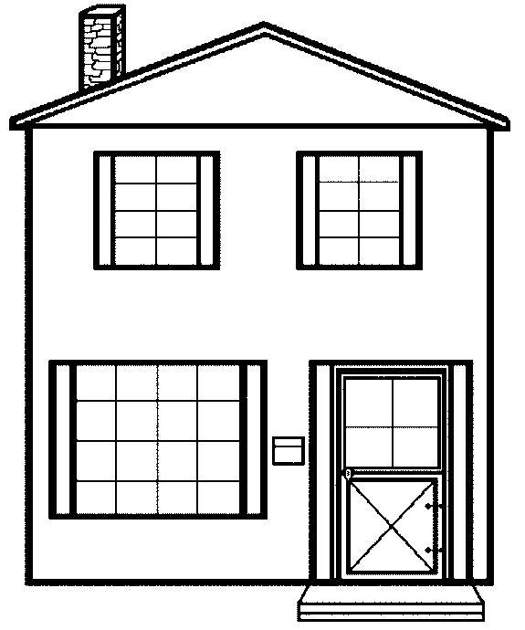 Detail House Template For Kids Nomer 25