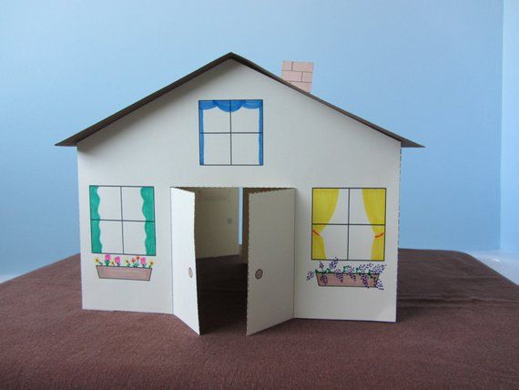 Detail House Template For Kids Nomer 51