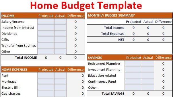 Detail Household Cash Flow Template Nomer 44