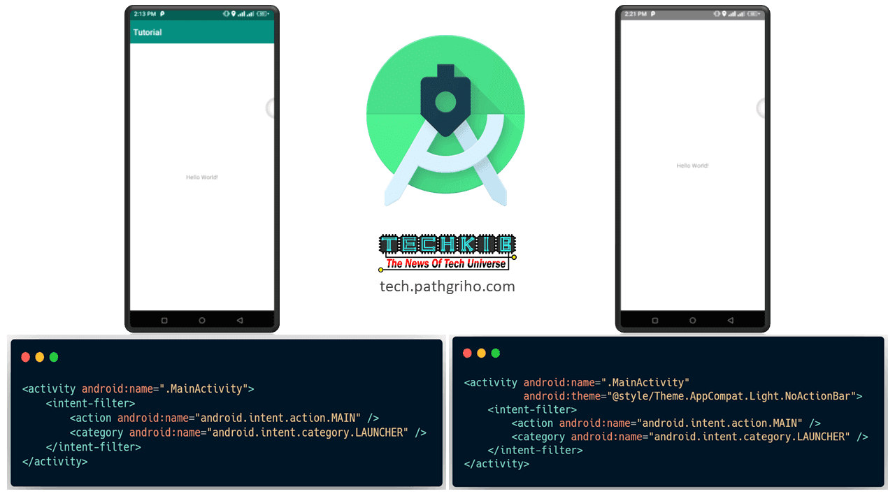 Detail How To Remove Title Bar Android Studio Nomer 48