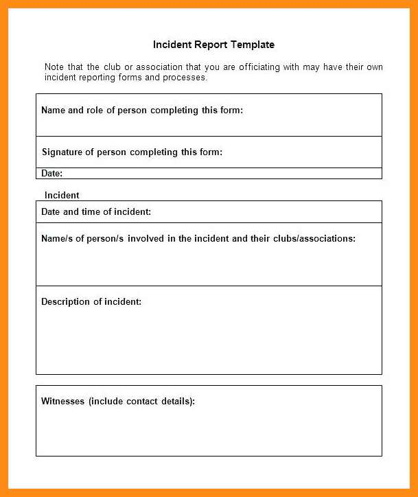 Detail Hr Investigation Report Template Nomer 11