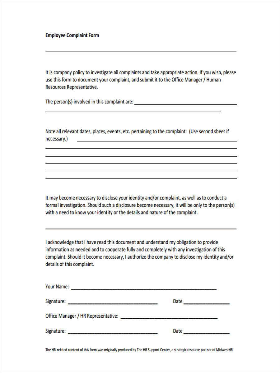 Detail Hr Investigation Report Template Nomer 17