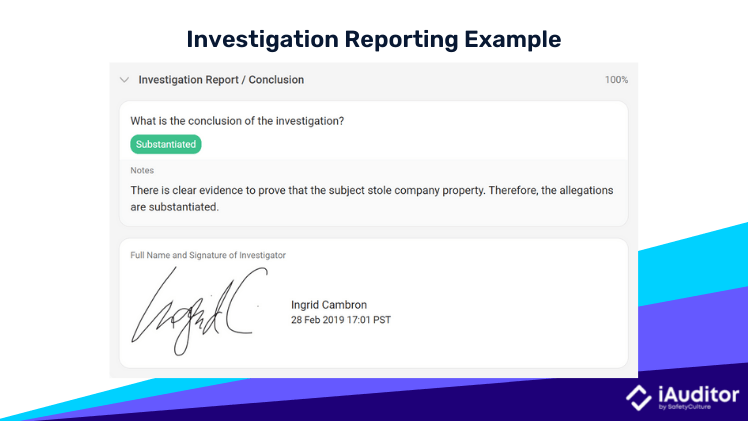 Detail Hr Investigation Report Template Nomer 27