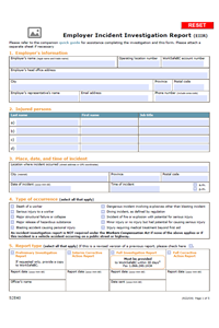 Detail Hr Investigation Report Template Nomer 31