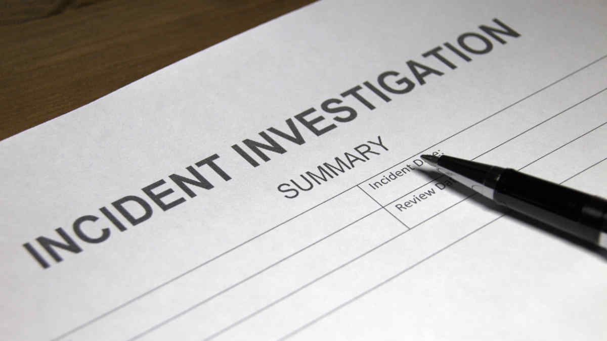 Detail Hr Investigation Report Template Nomer 33