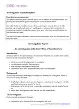 Detail Hr Investigation Report Template Nomer 34