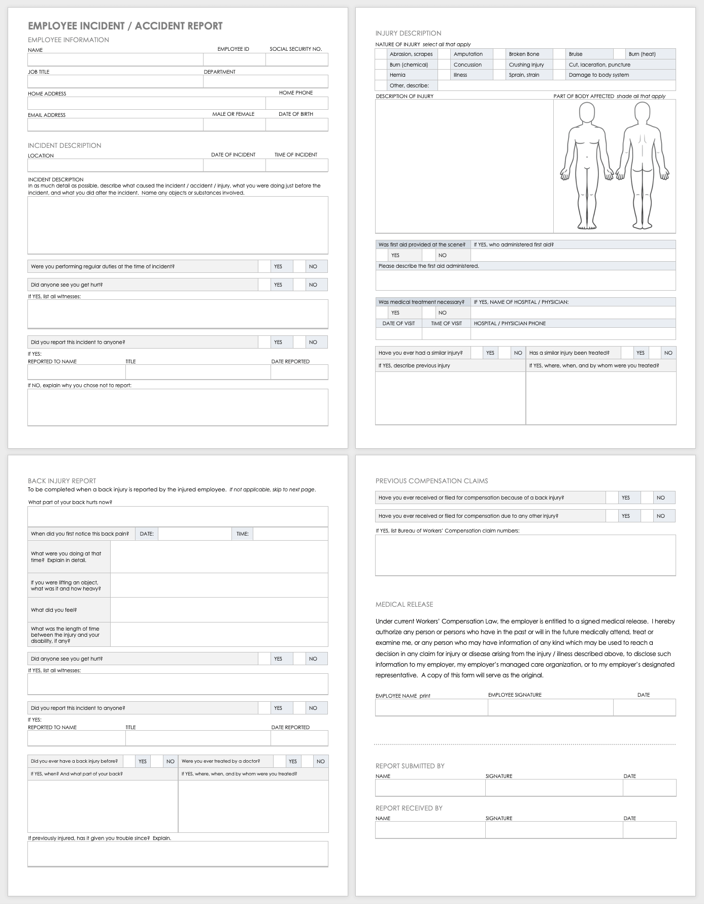 Detail Hr Investigation Report Template Nomer 46