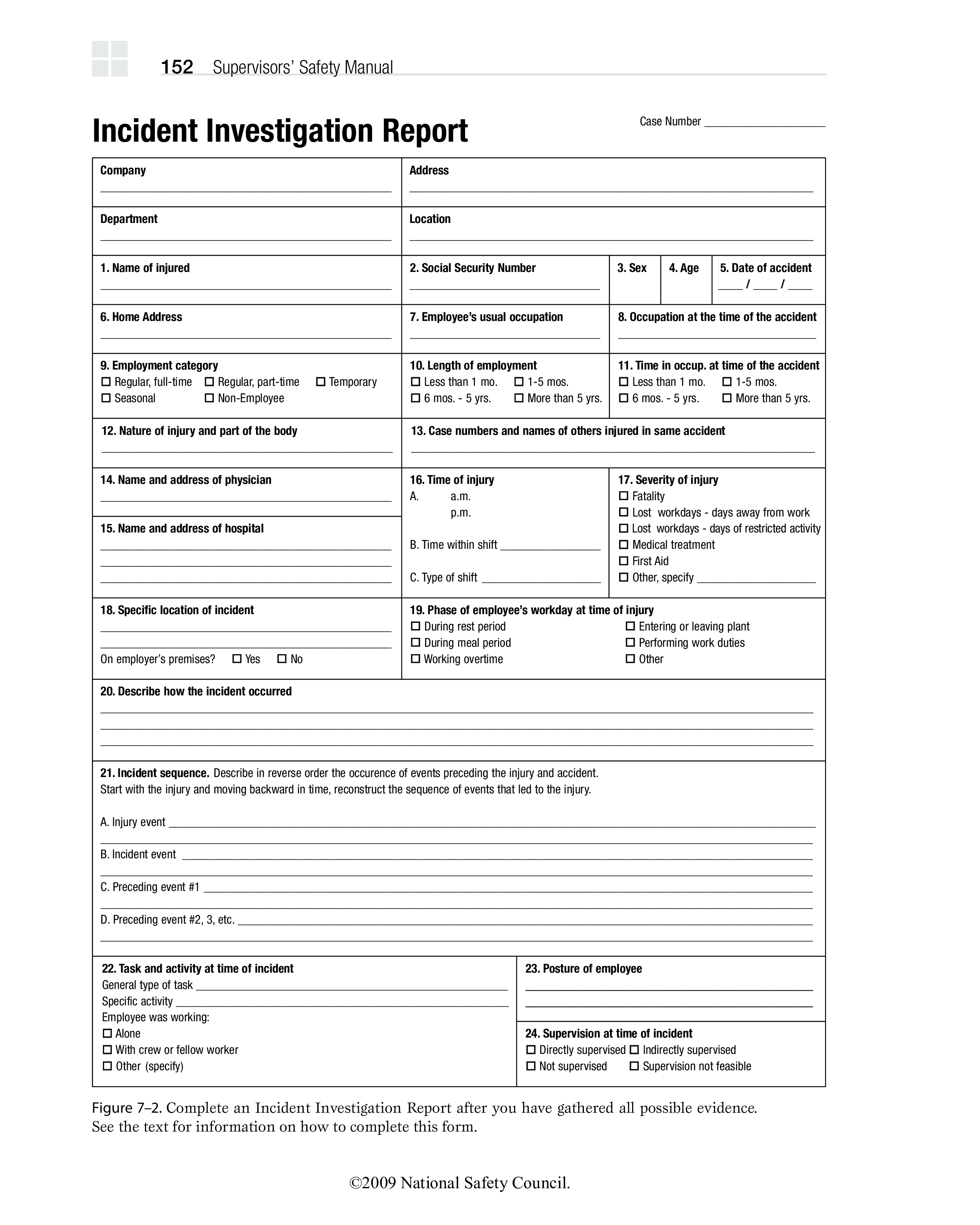 Detail Hr Investigation Report Template Nomer 52