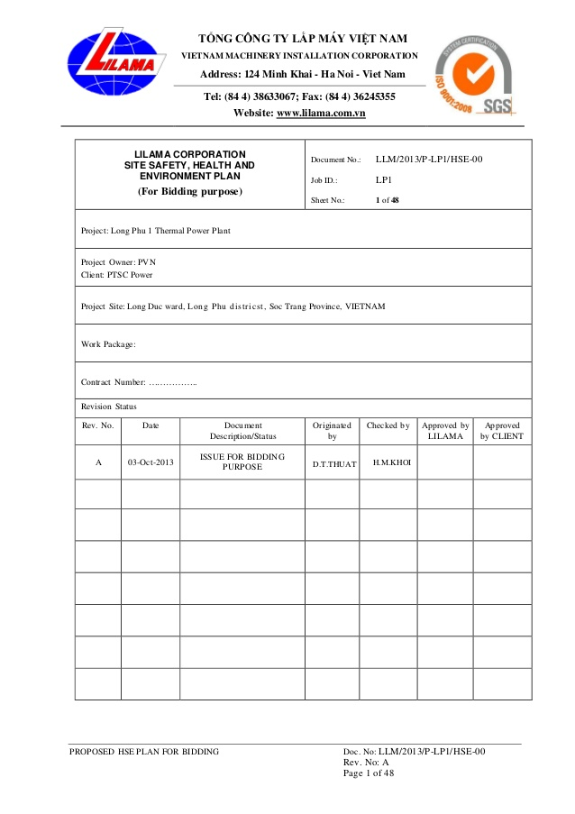 Detail Hse Weekly Report Template Nomer 4