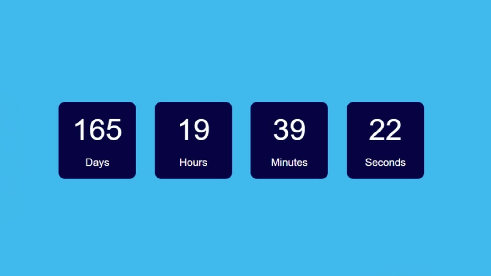 Detail Html Countdown Template Nomer 17