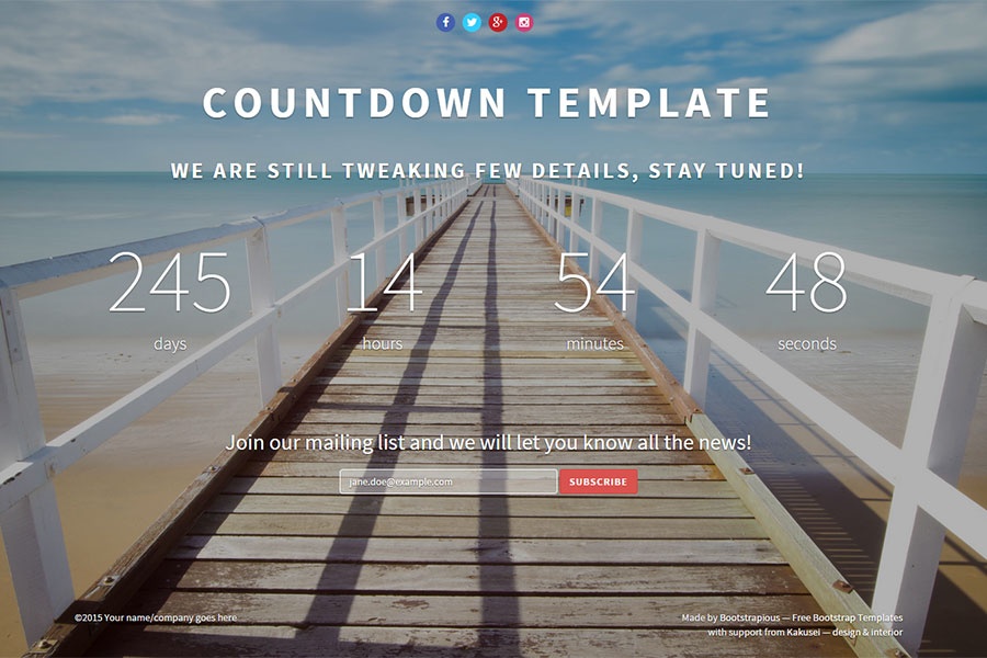 Detail Html Countdown Template Nomer 43
