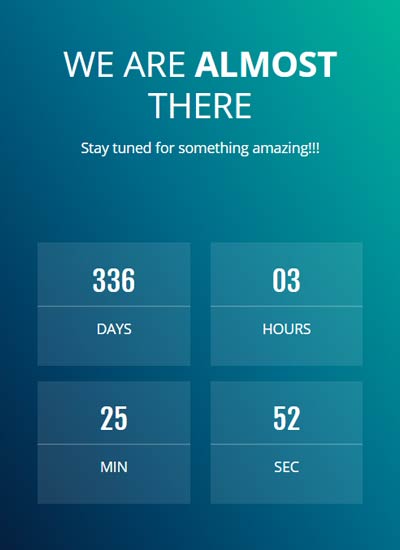 Detail Html Countdown Template Nomer 44
